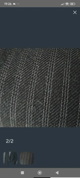 Chaqueta de traje negra con rayas