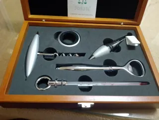 Set de accesorios para vino