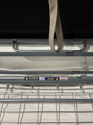 Sofá Cama Beige/Gris Piel Sintética