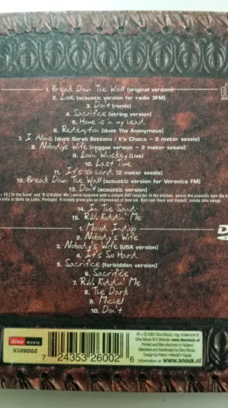 Anouk Lost Tracks Libro Cuero Grabado