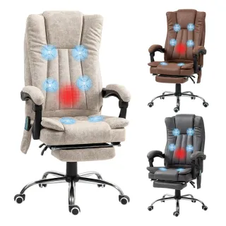 Silla de Oficina Masaje Beige