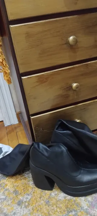 Botas plataforma negras