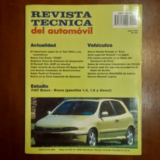 Libro Mecánica Fiat Bravo Brava