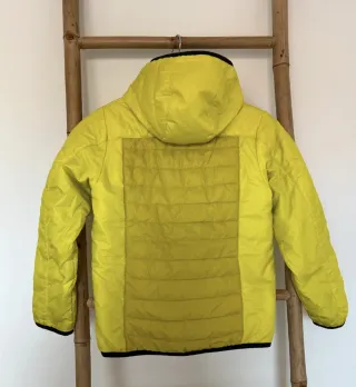 Giacchetta Quechua verde e gialla per bambini