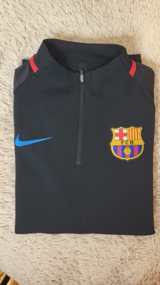 Sudadera Nike FC Barcelona Negra Talla M