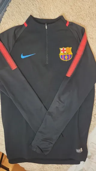 Sudadera Nike FC Barcelona Negra Talla M