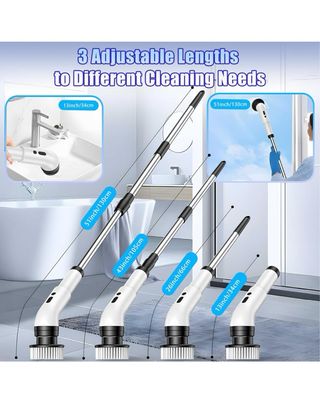 Spazzola Elettrica Pulizia con Accessori