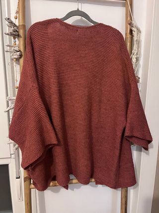 Cárdigan punto color terracota T:U