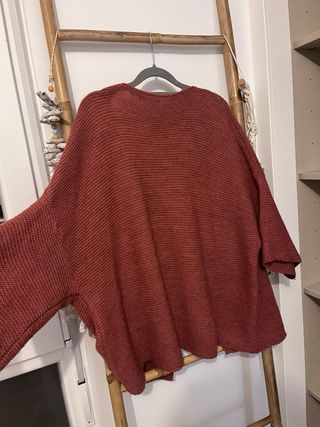 Cárdigan punto color terracota T:U