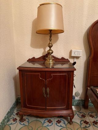 Conjunto dormitorio antiguo madera