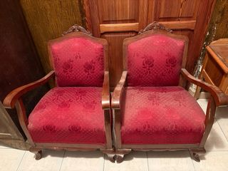 Conjunto dormitorio antiguo madera