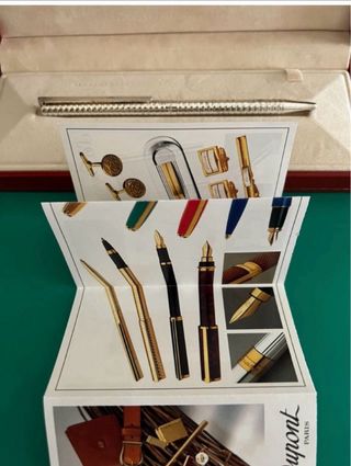 Bolígrafo Dupont Chapado en Plata