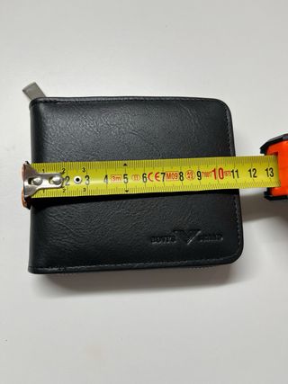 Cartera Negra con Cremallera