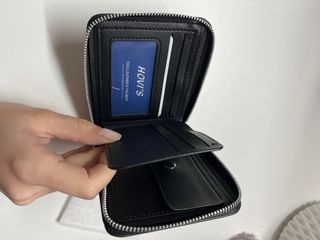 Cartera Negra con Cremallera