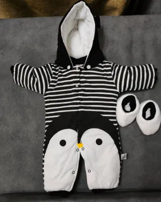 Buzo pingüino bebé 0-3 meses