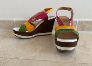 Sandalias Hobby Cuña Multicolor