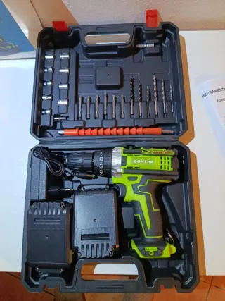 Taladro Inalámbrico Bonthe con Accesorios