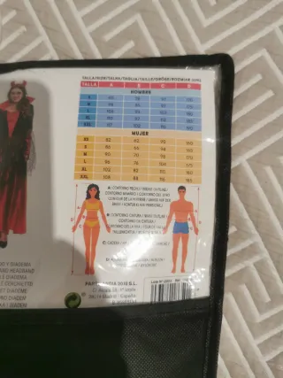 Disfraz Diabla Premium Talla S
