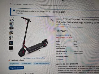 Patinete Eléctrico Hiboy S2 Pro