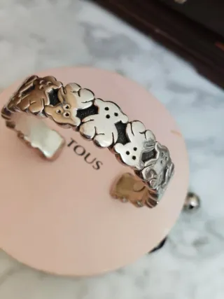 Pulsera Tous Oso Plata maciza