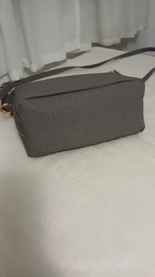 Bolso bandolera "Doctor Bag" gris