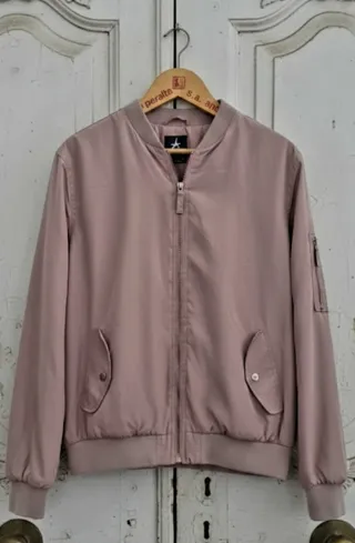 Chaqueta bomber rosa palo talla L