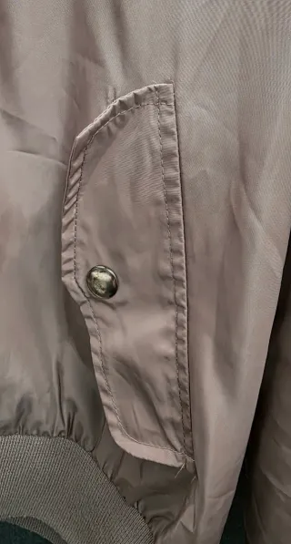 Chaqueta bomber rosa palo talla L