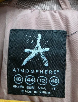 Chaqueta bomber rosa palo talla L