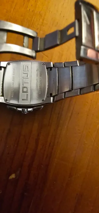 Reloj Lotus Cronógrafo Azul y Plateado