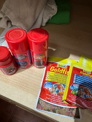 Pecera de cristal y plástico