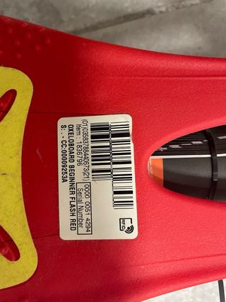 Waveboard Oxelo Rojo y Azul