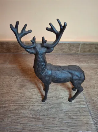Figura Ciervo Hierro Fundido
