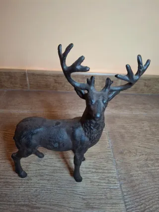 Figura Ciervo Hierro Fundido