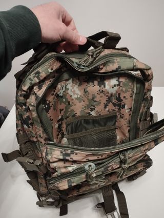 Mochila Táctica 50L Camuflaje Verde