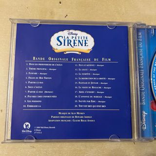 Banda Sonora La Petite Sirène Disney CD