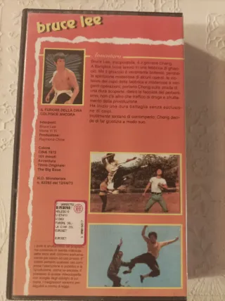 VHS Bruce Lee - Il Furore della Cina colpisce anco