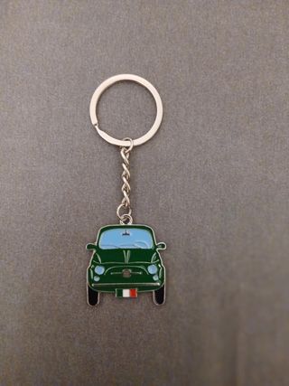 3 pz. Portachiavi Fiat 500 Auto Italiana Vintage