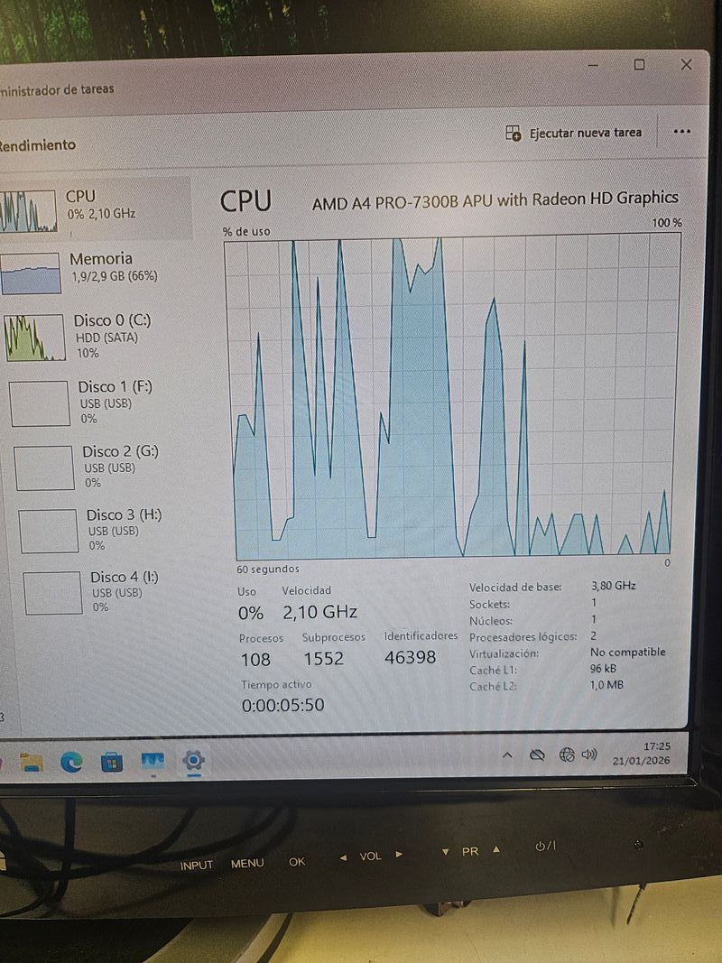 PC HP ProDesk AMD A4 afbeelding 5