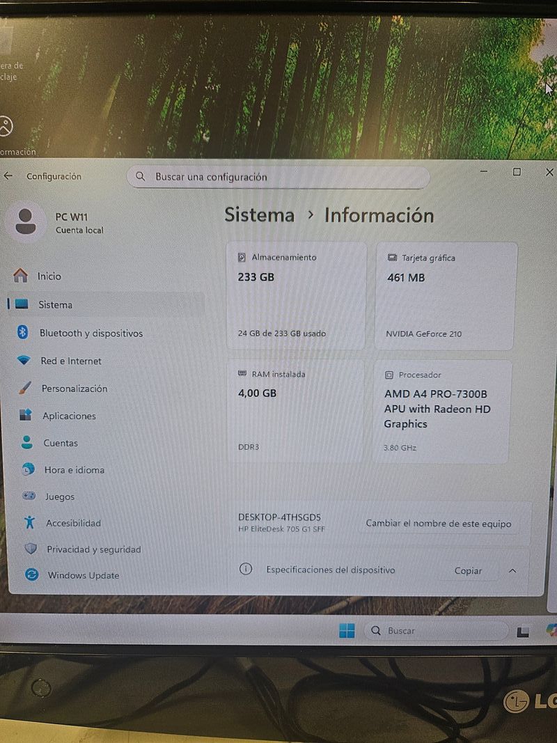 PC HP ProDesk AMD A4 afbeelding 4