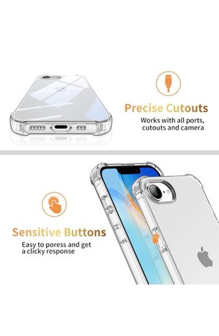 Funda Transparente iPhone 16e + Protector Pantalla