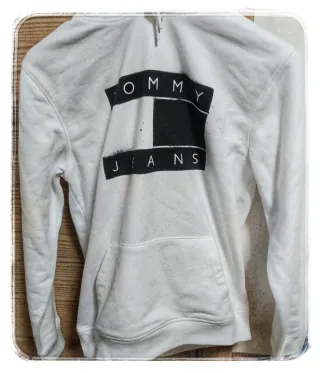 Set 2 Felpe Tommy Jeans Nuove Bianca e Nera