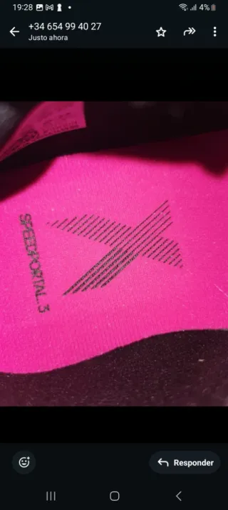 Scarpe da calcio Adidas rosa e bianche