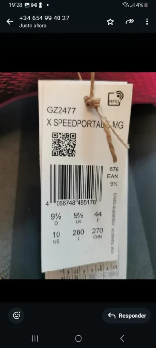 Scarpe da calcio Adidas rosa e bianche