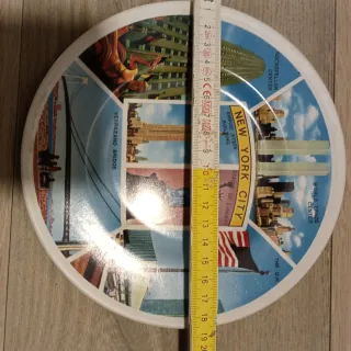 Piatto Souvenir New York City Vintage