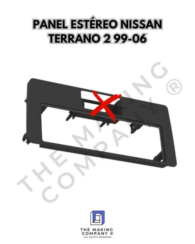 PANEL ESTEREO NISSAN TERRANO