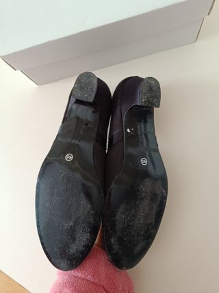 Zapatos de vestir negros con tira