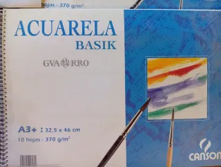 Láminas Acuarela Canson 370 g/m² A3+