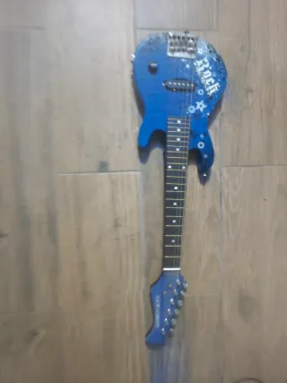 Guitarra Eléctrica Azul Rock
