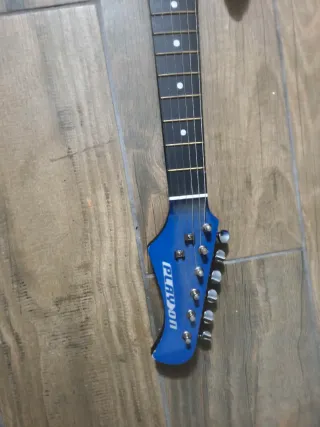 Guitarra Eléctrica Azul Rock