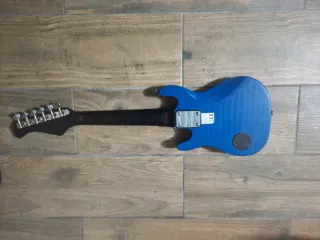 Guitarra Eléctrica Azul Rock